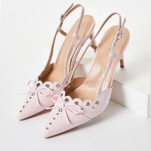 Light Pink Pointed heels